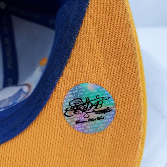 Golden State Warriors Blue and Yellow Men's Snapback NBA Hat Cap - Picture 5 of 13